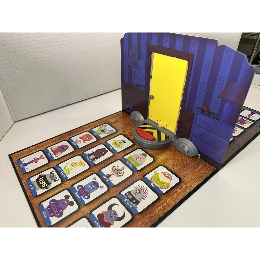 Monster’s University Who's Behind The Door Game? Guess Who 2013 Missing 2 Tokens